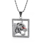 Tiger Pendant Hot Sell Hip Hp Iced Out Custom Tiger Shape Gold Jewelry Necklace Pendant