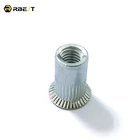 wholesale cheap price countersunk headknurled body stripe carbon steel rivet nuts