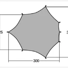Customized color waterproof camping equipment tent tarps