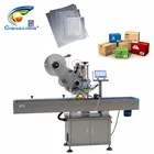 Automatic top labeling machine for plastic bag/carton/box/battery