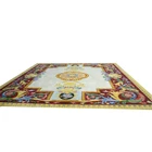 Meeting Room Muslim Style 100% Wool Hand Carved Carpet