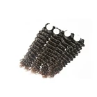 Human hair extension brands!!!14-36inch Natural Color kilos Queen deep curly Virgin unprocessed brazilian hair