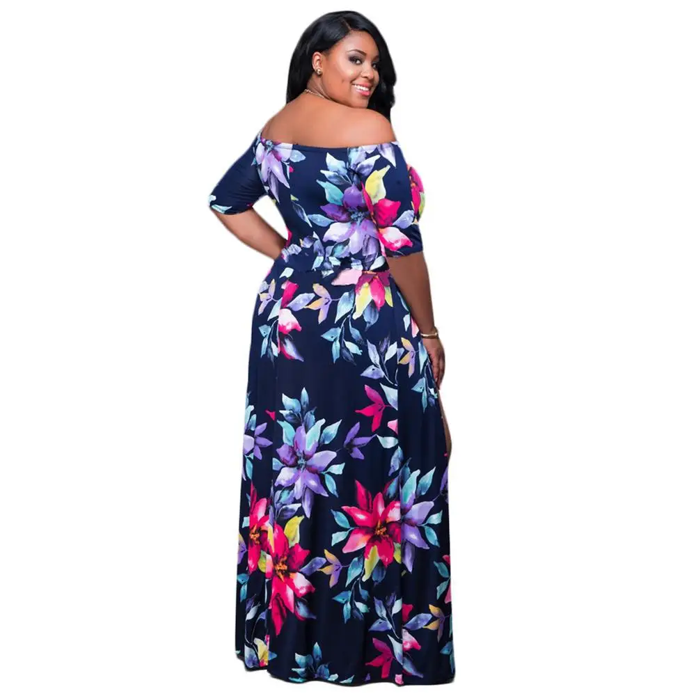 2020 New Design Plus Size Dress 5XL Wholesale Women Clothing FM-P5005