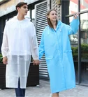 Factory High quality poncho customized logo printed waterproof raincoat with Hoods and Sleeves