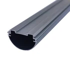 Light Transparent PC Fixture 1/2 Aluminum Spare Parts Tube Hot Jjzz Tube Led Tube Light