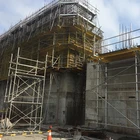 Self-climbing formwork system for construction bridges and buildings