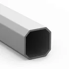 aluminium hollow tube oval aluminium pipe octagon