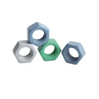 Ptef Coated Nuts Carbon Steel DIN934 PTFE Coated Heavy Hex Nut