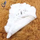 Fur Girls China Supplier Natural Color Rabbit Fur 0.8mm Rabbit Pelt Prices For Girls Clothes