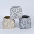 Pottery Plant Garden Planter Wholesale Ceramic Pottery Cactus Plant Pot Home Decorative Outdoor Garden Planter