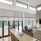 Nice look elegant day night double layer roller blinds motorised roller curtain