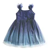 New Wedding Frocks Designs Starry Sky Baby Girl Party Dresses
