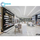 Customized Modern Glass Display Cabinet Pharmacy Shop Decoration Design