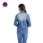 2019 hot clothing women's jean jacket plus size denim jacket