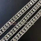 Beaded Crystal Glass Rhinestone Tassel Trimming For Bridal dress Clothing Garment