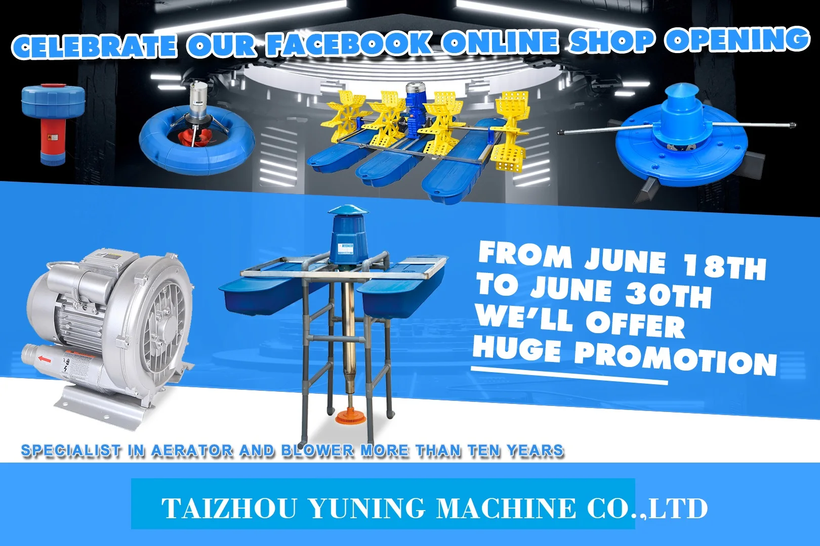 paddlewheel aerator for shrimp farming and fish farming aerator