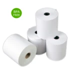 Paper Rolls Black Thermal Paper Rolls 80x80 Thermal Till Rolls With 13mm Black Plastic Core