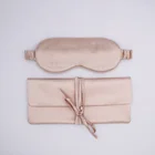 Private Label Luxury Eye Patch Gold Silk Sleep Mask