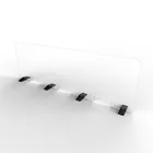 Table Acrylic Table Divider Clear Shelf Wall Table Sneeze Shield Guard Room Desk Dividers Barrier Acrylic Divider