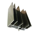 Malaysia triangle types of rv display double glazed cases square track extrusion aluminium profiles