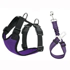 Adjustable Breathable Safety Dog Harness,Pet Walking Harness,Wholesale Car SeatBelt Dog Harness