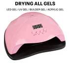 Nail Gel Lamp 2020 New Hybrid 150w Double Oem Smart Cure Digital Pink Light Uv Led Nail Gel Lamp Manicure Nail Dryer
