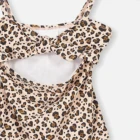 2020 Summer Beachwear 1 Piece Bikini Swimsuit Leopard Kids Girls Swimwear