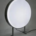 LED illuminated advertising light box without printing