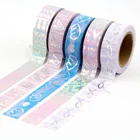 Custom Colors Foil Washi Tape Set Suppliers Diy Washi Tapes Stickers