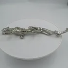 Zinc Alloy Metal Crafts 3D Effect Decoration Leopard Figurine Zinc Alloy Metal Craft