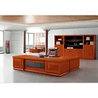 Wholesale Office Furniture Luxury Ceo Manager l Shape Wooden Executive Desk Office Computer Desk