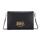Blu Flut custom logo fashion lady handbag genuine leather messenger shoulder bag for women