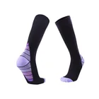 Multicolor Marathon Nursing Compression Socks Anti-Friction Sports Socks For Men And Women