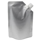 Aluminum foil liquid stand up juice spout pouch with corner spout