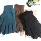 One-Stop Service Men Winter Gloves Universal Size Daily Life Winter Warmth Man Knitted Gloves