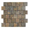 Backsplash Peel and Stick PVC Oxide Slate Stone Mosaic Tile