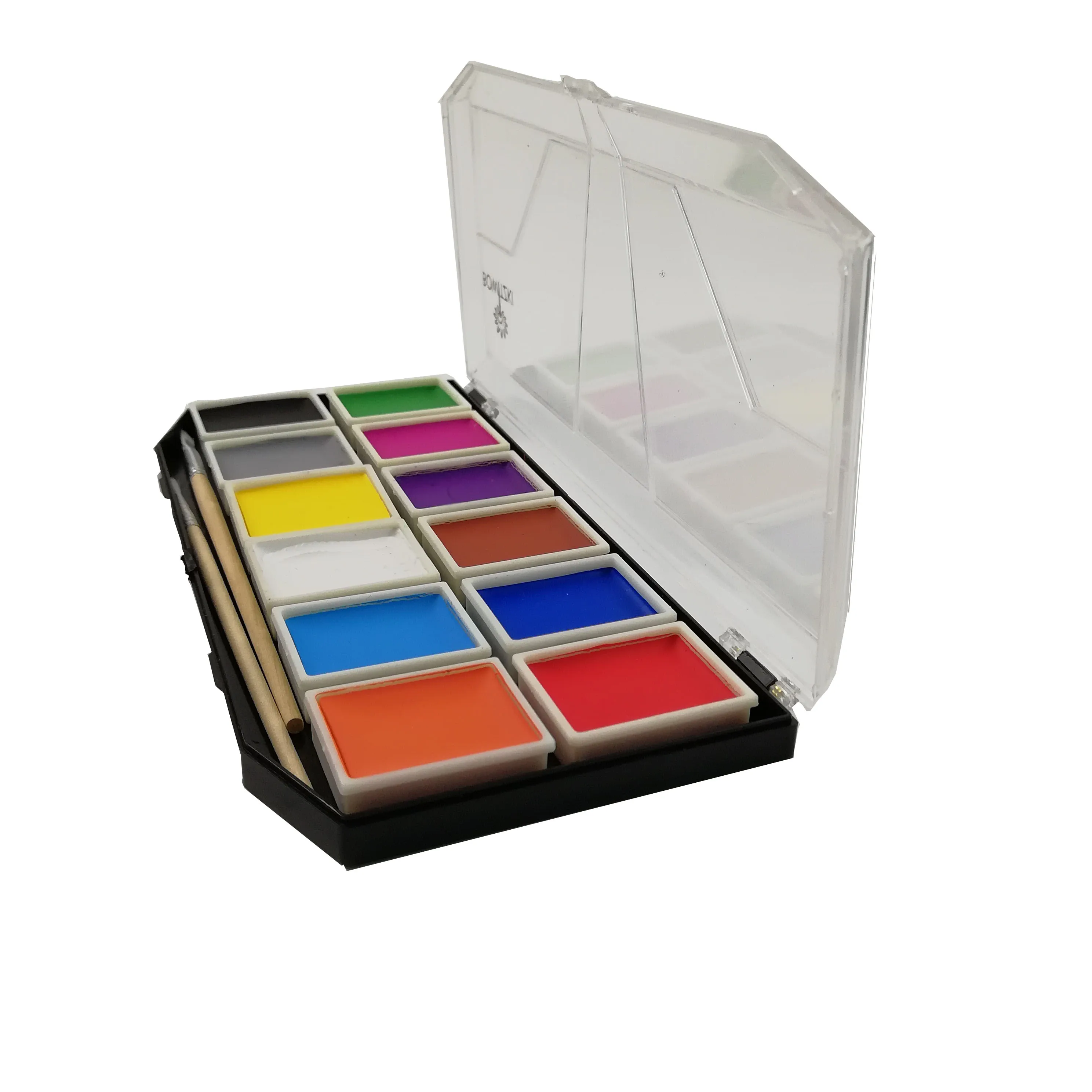 Borboleta Bolo Vegan Rainbow Profissional kit de Pintura À Base de Água Não Tóxico Pintura da Cara de Halloween