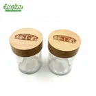Custom Beech Wooden Cap With Logo Or Storage Jar For Glass Candle Lid