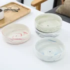 Hot sale marble design ceramic succulent pots