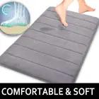 CHAKME Water absorb memory foam bath mat non slip floor mat shower mat for bathroom bedroom door kitchen using
