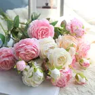 China Good FALSE Roses Artificial Flowers Backdrop For Weddings Rose Flowers Artificial Wedding