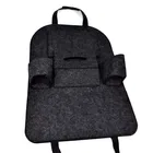 Graphic Customization Hanging Organizer Hot Sell Auto Seat Back Felt Hanging Storage Bag Car Back Seat Organizer