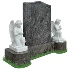 Tombstone Prices Tombstones Hot Sale Angel Monument China Black Granite Headstone Shanxi Black Marble Tombstone