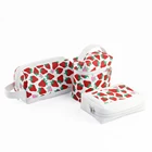 Wholesale Large Capacity Storage Bag Makeup Cosmetic Bag Leather Cosmetic Bag