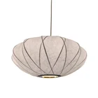 Factory Supplier Modern Light Fixture Japanese Style Lamp Silk Pendant Lamp for Bedroom