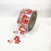 Hot stamping glossy label printing custom clear transparent labels private