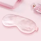 High Quality Private Label Custom Logo Eye Sleep Mask Travel Pink Sleep Silk Eye Mask