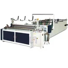 mini toilet tissue paper converter ,roll cutting machine and packing machine for small toilet roll making