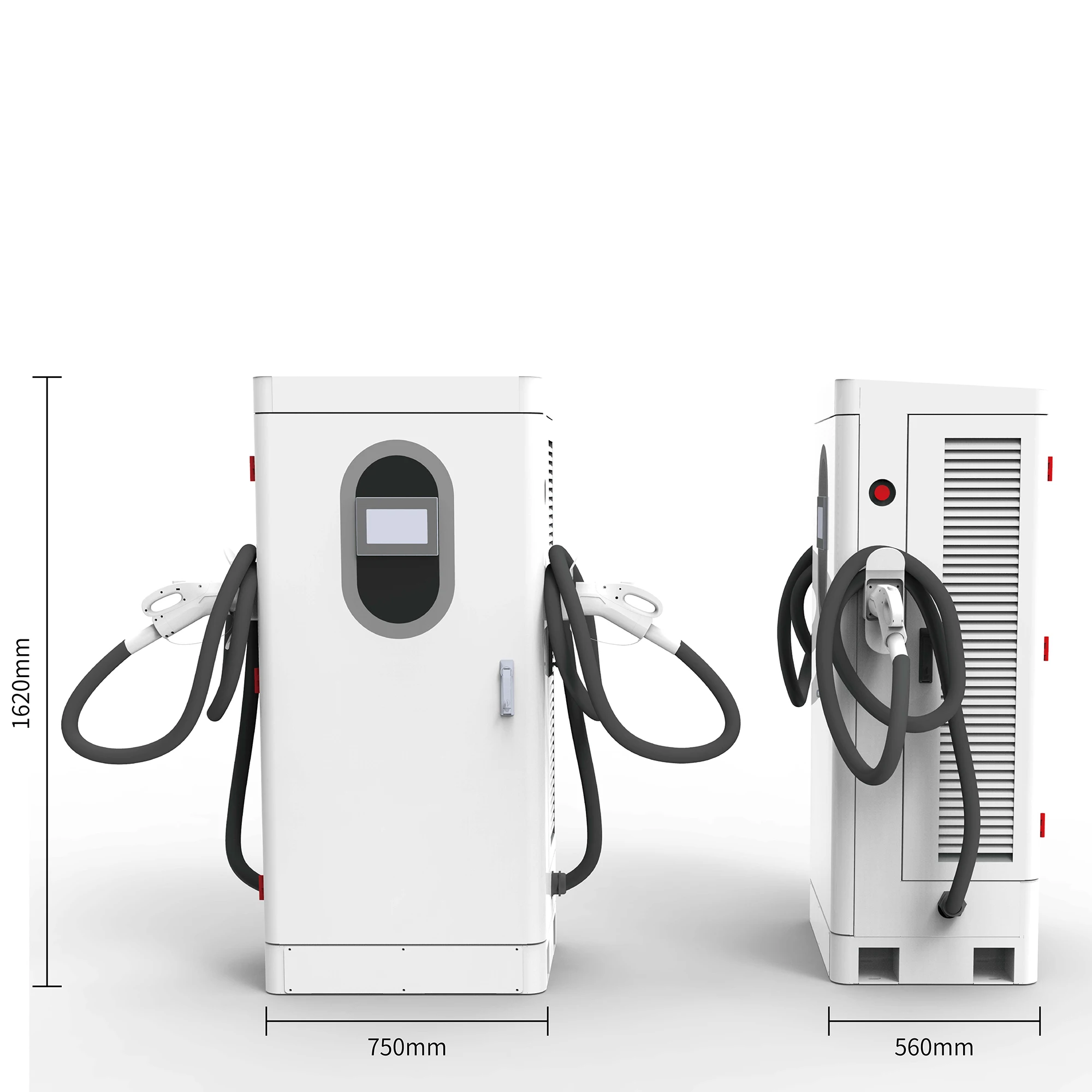 Kw Ocpp Ev Dc Fast Floor Mounted Charging Station Electric Vehicle