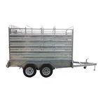 Cargo trailer cattle cargo trailer for cow transport